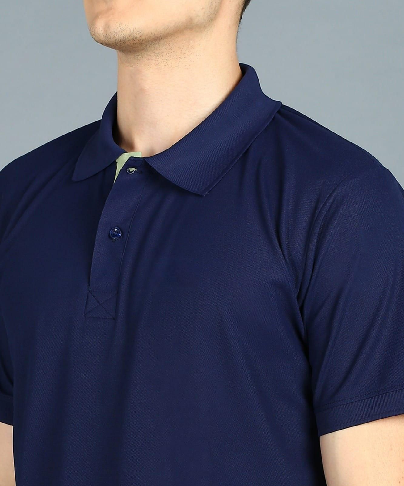 Matte Solid Polo T-Shirt